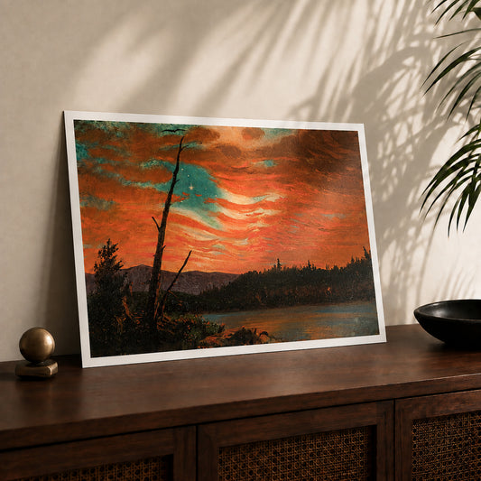 Our Banner in the Sky by Frederic Edwin Church, 1861 — Art Print