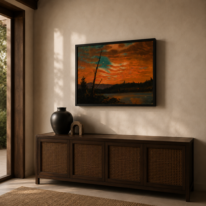 Our Banner in the Sky | Frederic Edwin Church, 1861 | Box Framed Print