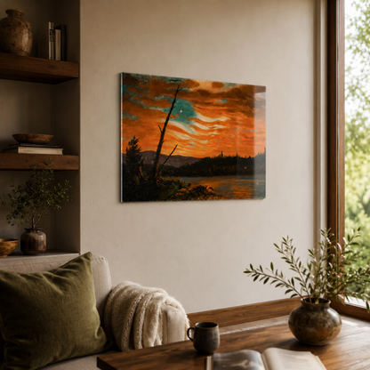 Our Banner in the Sky | Frederic Edwin Church, 1861 | Acrylic Panel