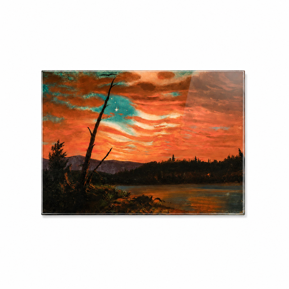 Our Banner in the Sky | Frederic Edwin Church, 1861 | Acrylic Panel