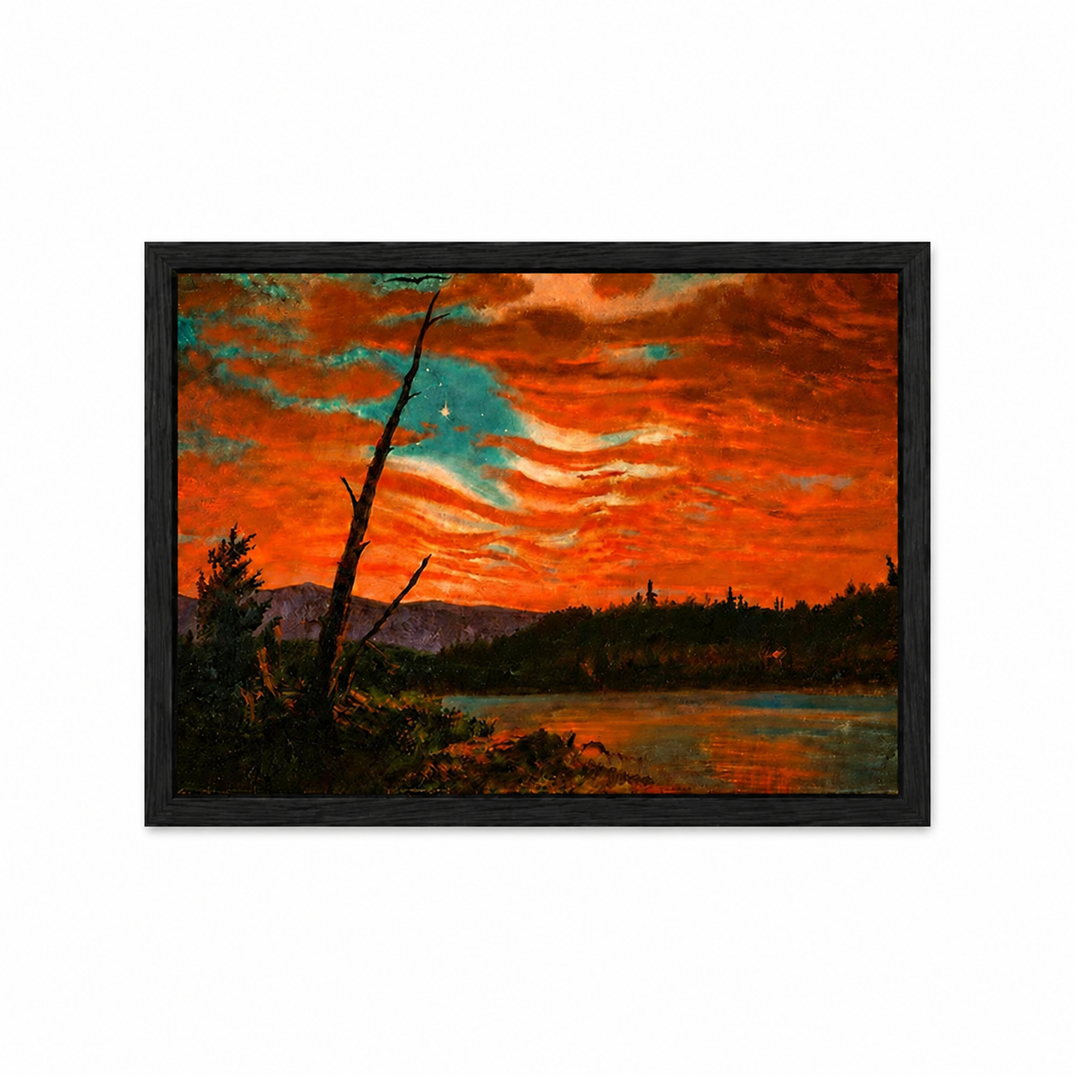 Our Banner in the Sky | Frederic Edwin Church, 1861 | Classic Framed Print