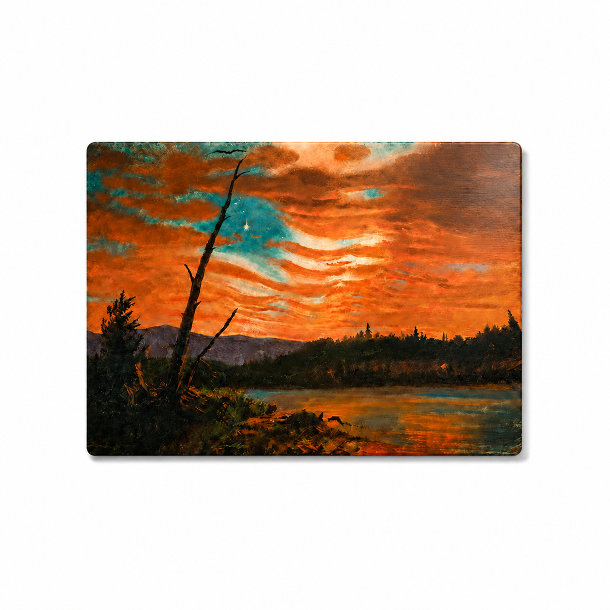 Our Banner in the Sky | Frederic Edwin Church, 1861 | Aluminium Print