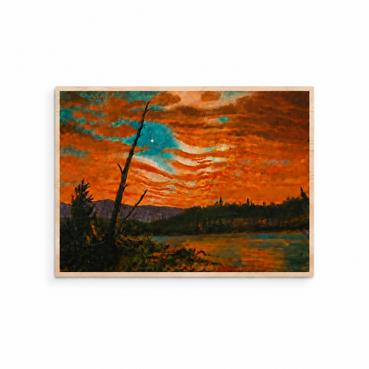 Our Banner in the Sky | Frederic Edwin Church, 1861 | Maple Wood Print