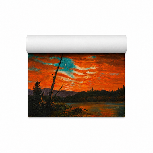 Our Banner in the Sky | Frederic Edwin Church, 1861 | Rolled Canvas Print