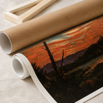 Our Banner in the Sky | Frederic Edwin Church, 1861 | Rolled Canvas Print